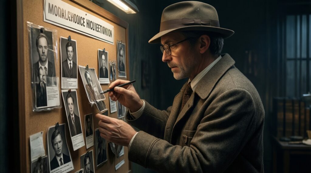 Почему мы любим детективы: психология удовольствия от загадки и разгадки - иллюстрация