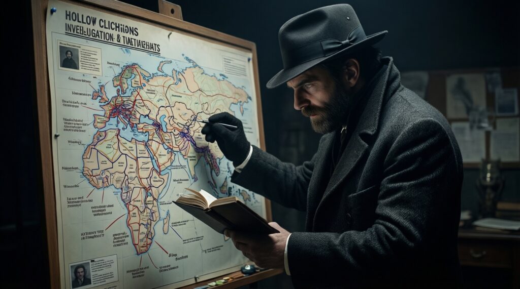 Детективы в стиле нуар: атмосфера, визуал и почему это снова в тренде - иллюстрация